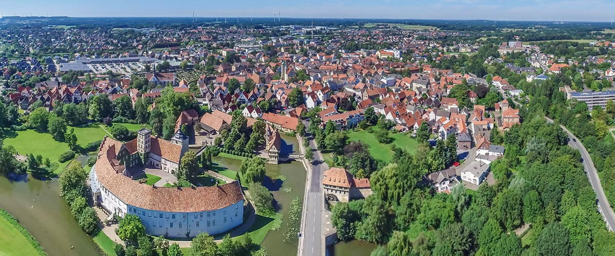The rooftops of Schweinfurt